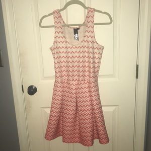 Pink ombre summer dress